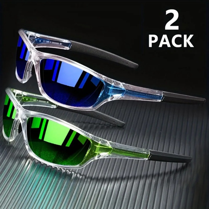 Fishing Sunglasses Polarized - 1/2 adet spor güneş gözlüğü erkekler