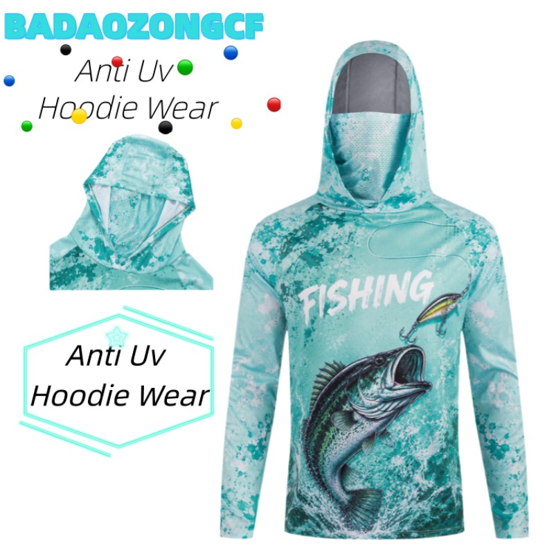 Fishing Hoodie - Balıkçılık için Jersey Tişörtler Yazlık Balıkçı