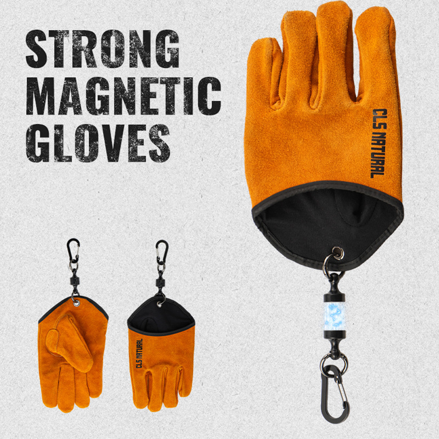 Fishing Gloves - Isıya Dayanıklı Barbekü Eldivenleri Sığır Derisi