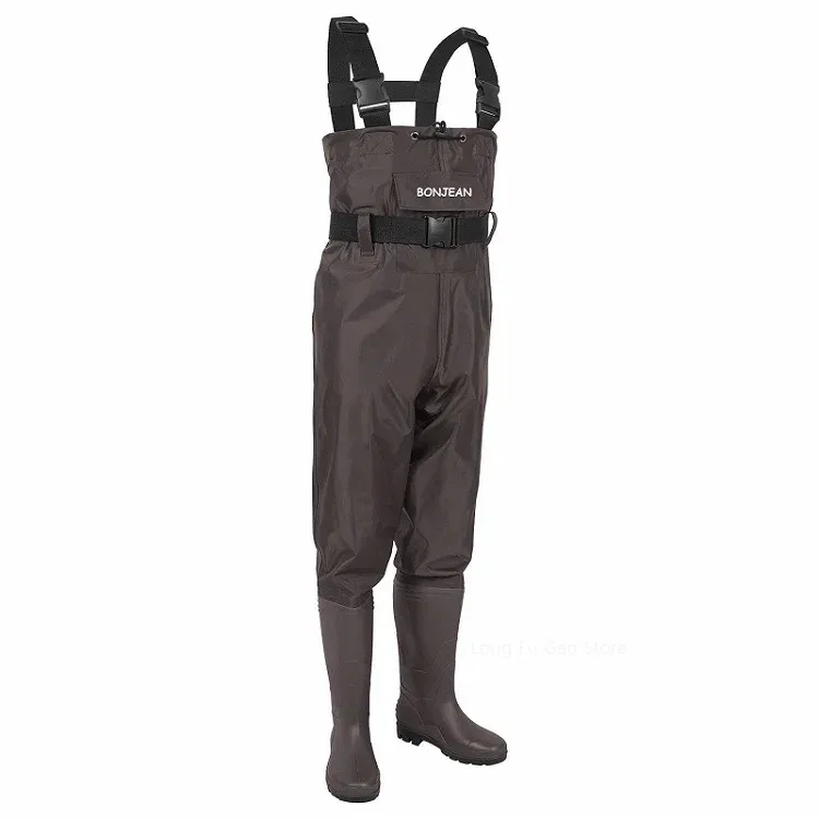 Fishing Pants Waterproof - Balıkçı pantolonu pantolon tulum çizmeler ile