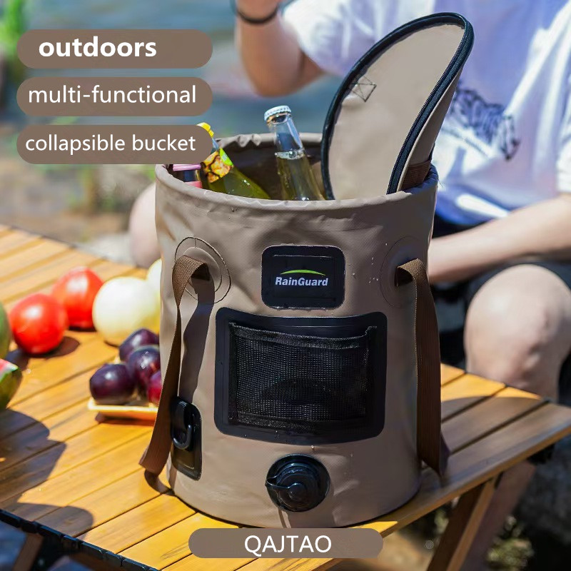 Fishing Bag Waterproof - 25L Taşınabilir Katlanabilir Kova Kova Açık