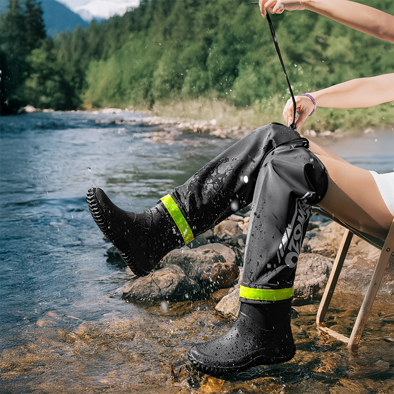 Fishing Boots - Katlanabilir Açık Hava Yüksek Bilekli Yağmur
