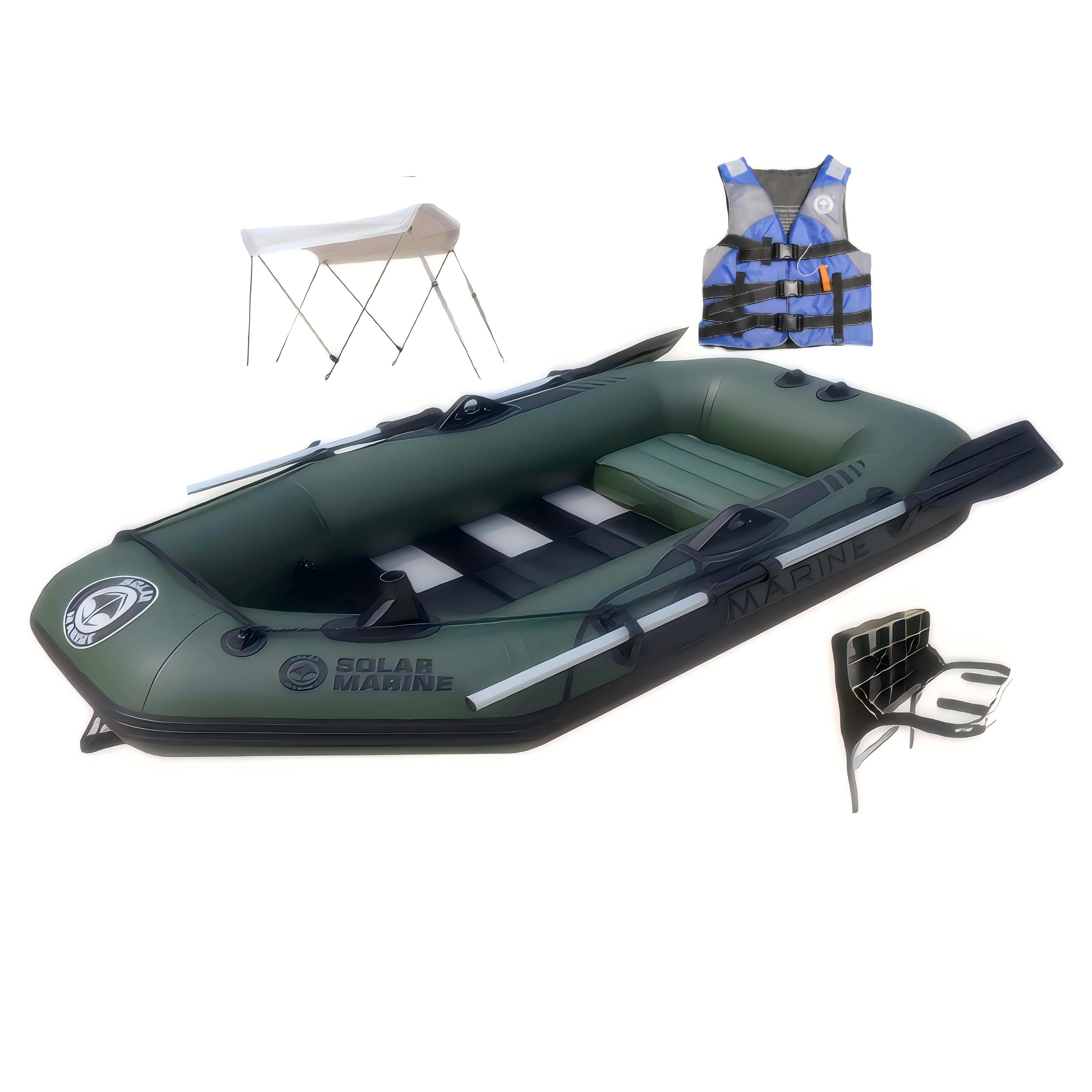 Fishing Vest - Solar Marine 2 Kişilik Ahşap Tabanlı