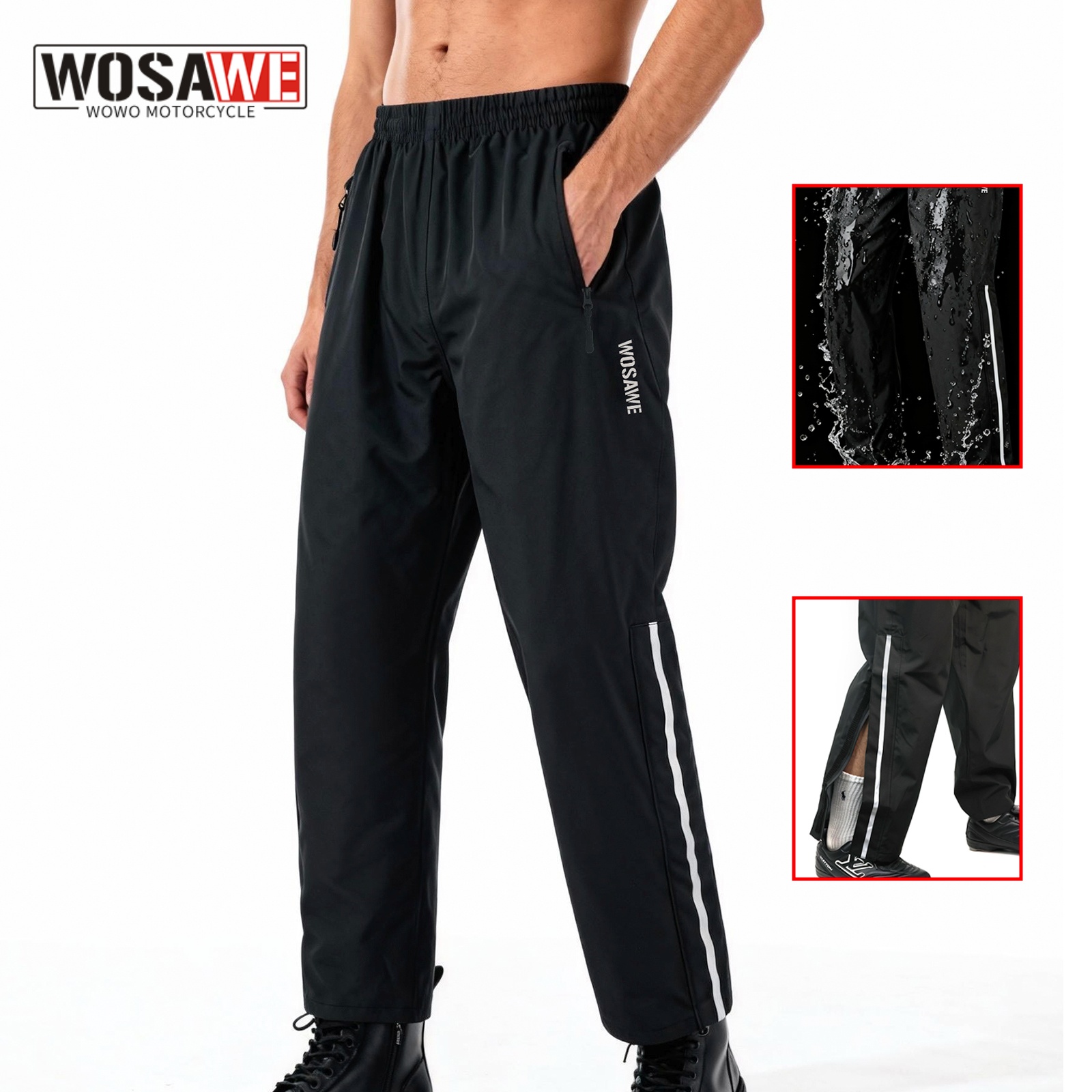 Fishing Rain Suit - WOSAWE Motosiklet Yağmur Geçirmez Tekli Pantolon