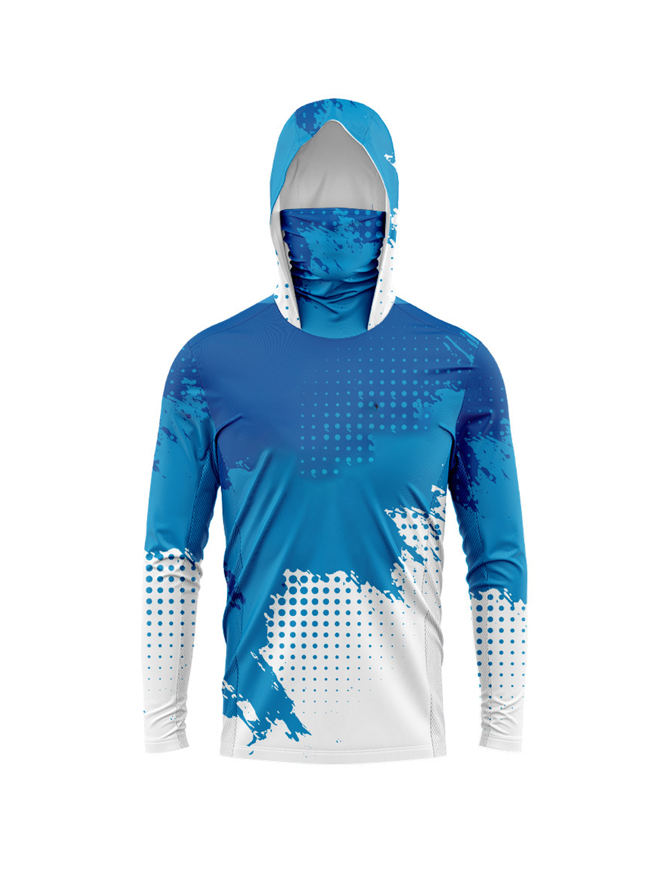 Fishing Shirt Uv Protection - Erkekler için UV Korumalı Balıkçı Kapüşonlu