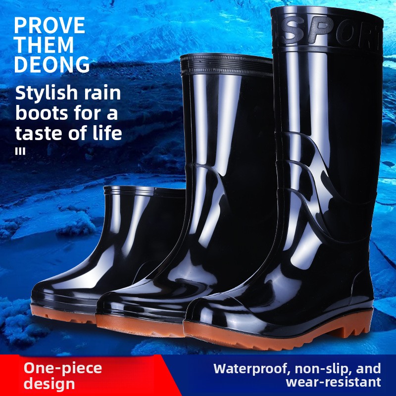 Fishing Boots - Erkek Yağmur Botları Yüksek Bilekli Balıkçılık