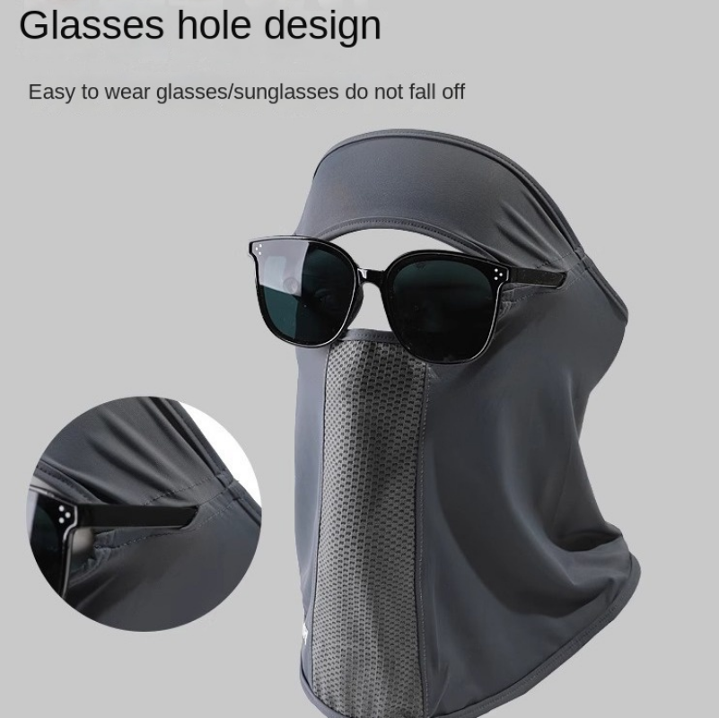 Fishing Mask Sun Protection - Yazlık Buz İpek Maskesi Anti-UV Güneş