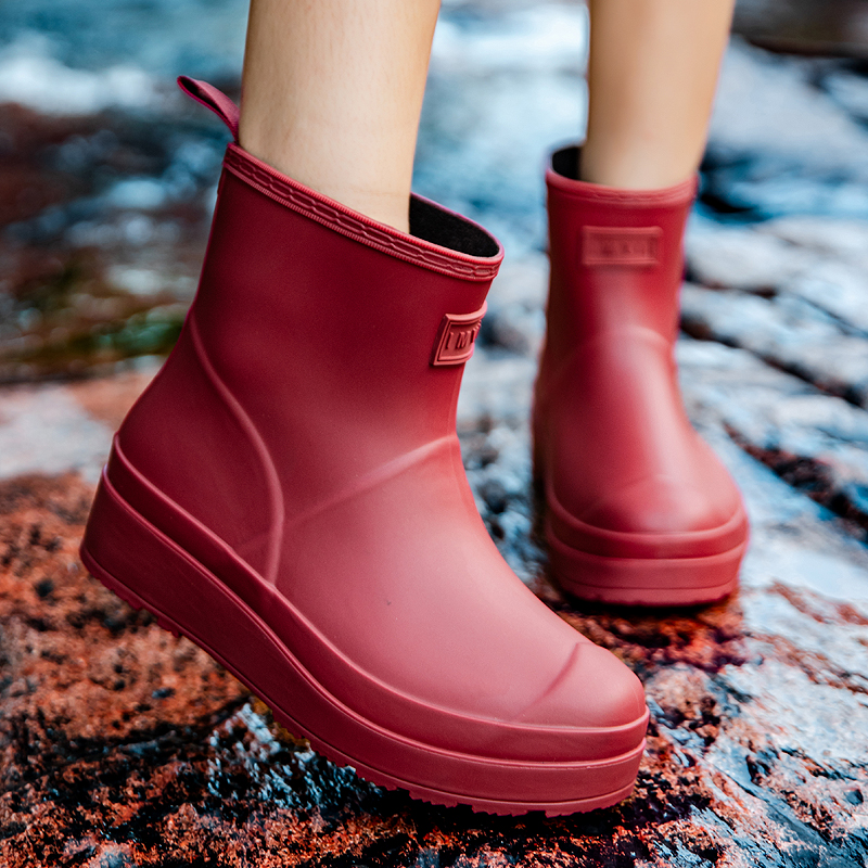 Fishing Boots - Erkek kadın rahat yağmur çizmeleri dört