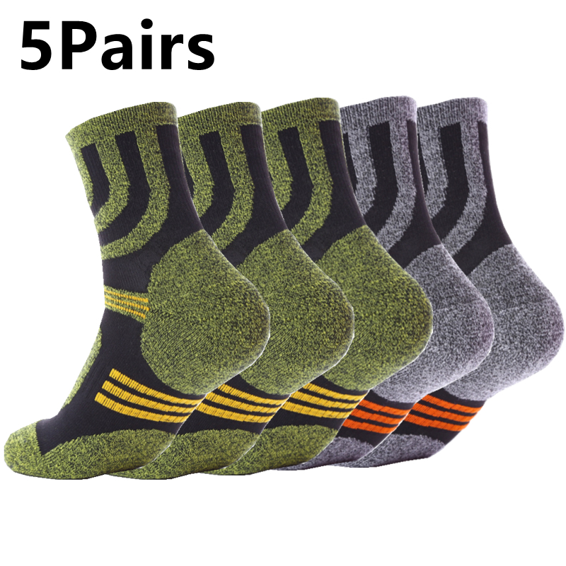 Fishing Socks - 5 Pairs çorap erkekler Anti Blister