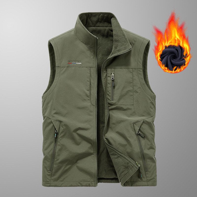 Fishing Vest - Çift Taraflı Kullanılabilir Günlük Yelek Erkek