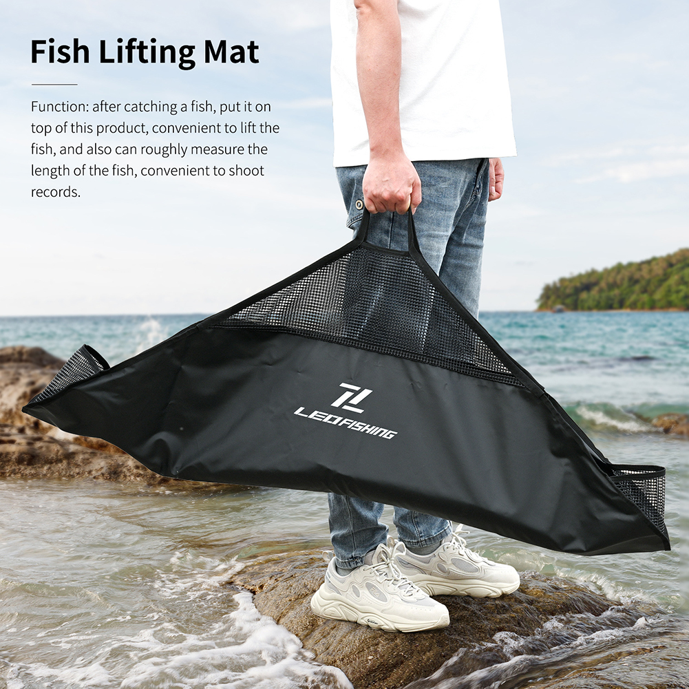 Fishing Belt - Siyah PVC Balıkçılık İniş Matı 120cm
