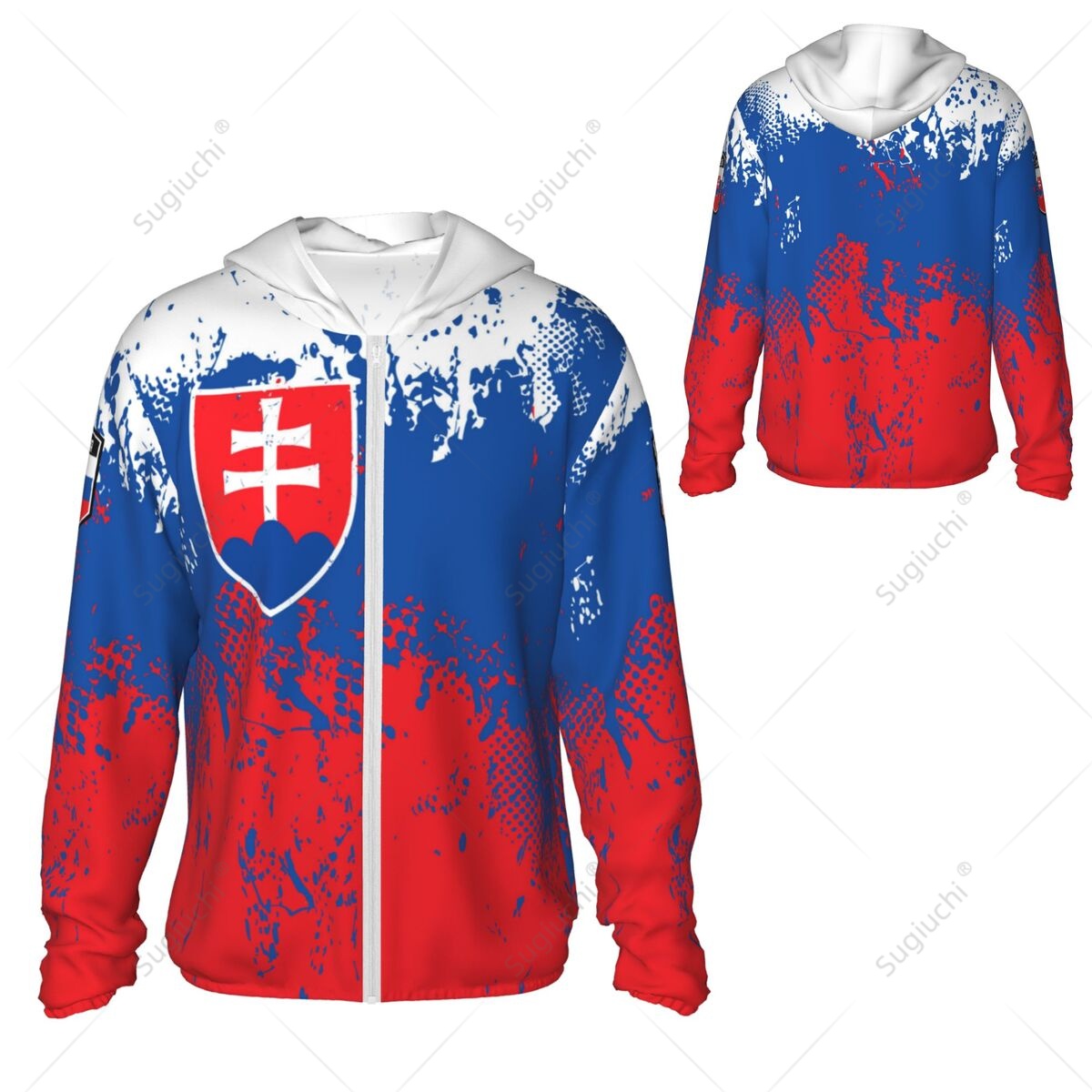 Slovakya bayrağı güneş koruma  - Fishing Hoodie incelemesi ve fiyatı