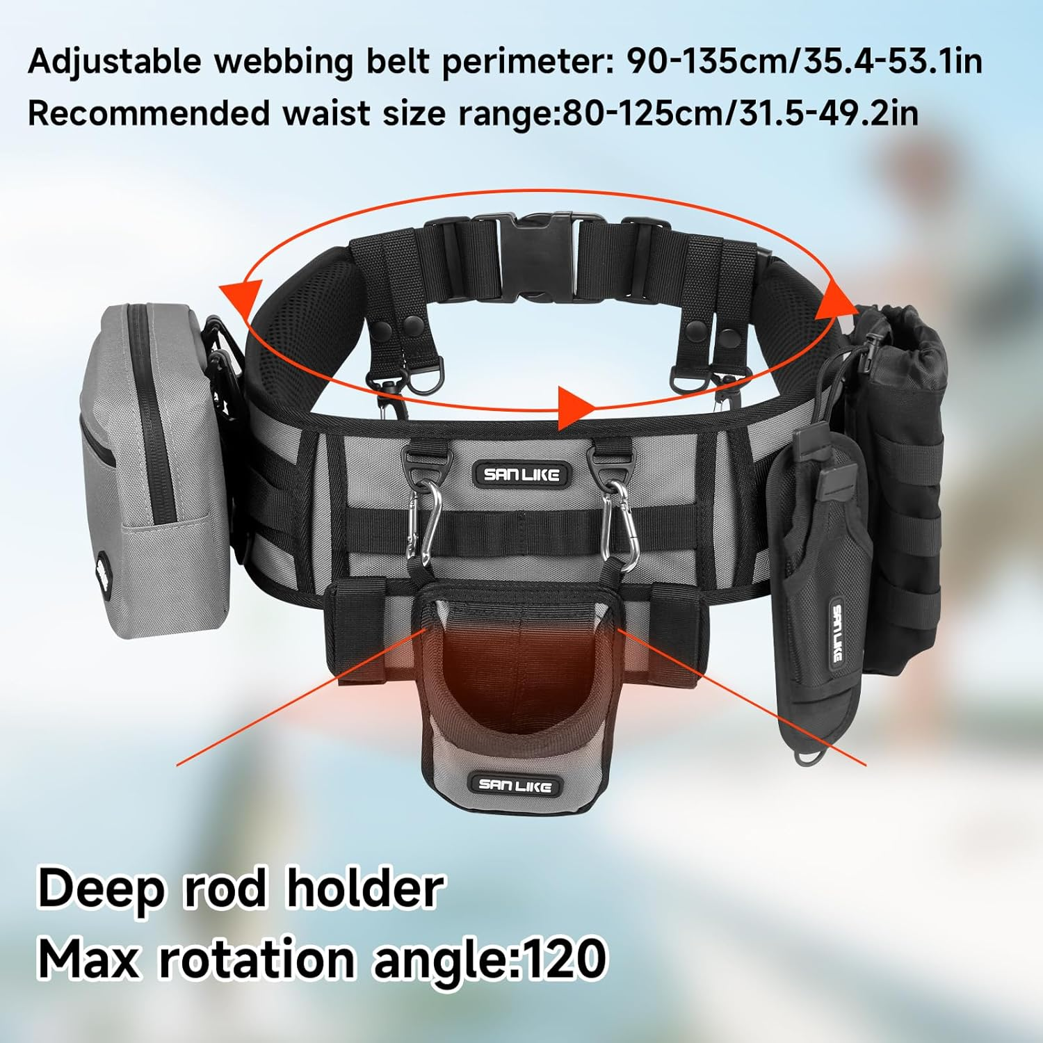 SANLIKE Balıkçılık Kemeri Olta - Fishing Belt incelemesi ve fiyatı