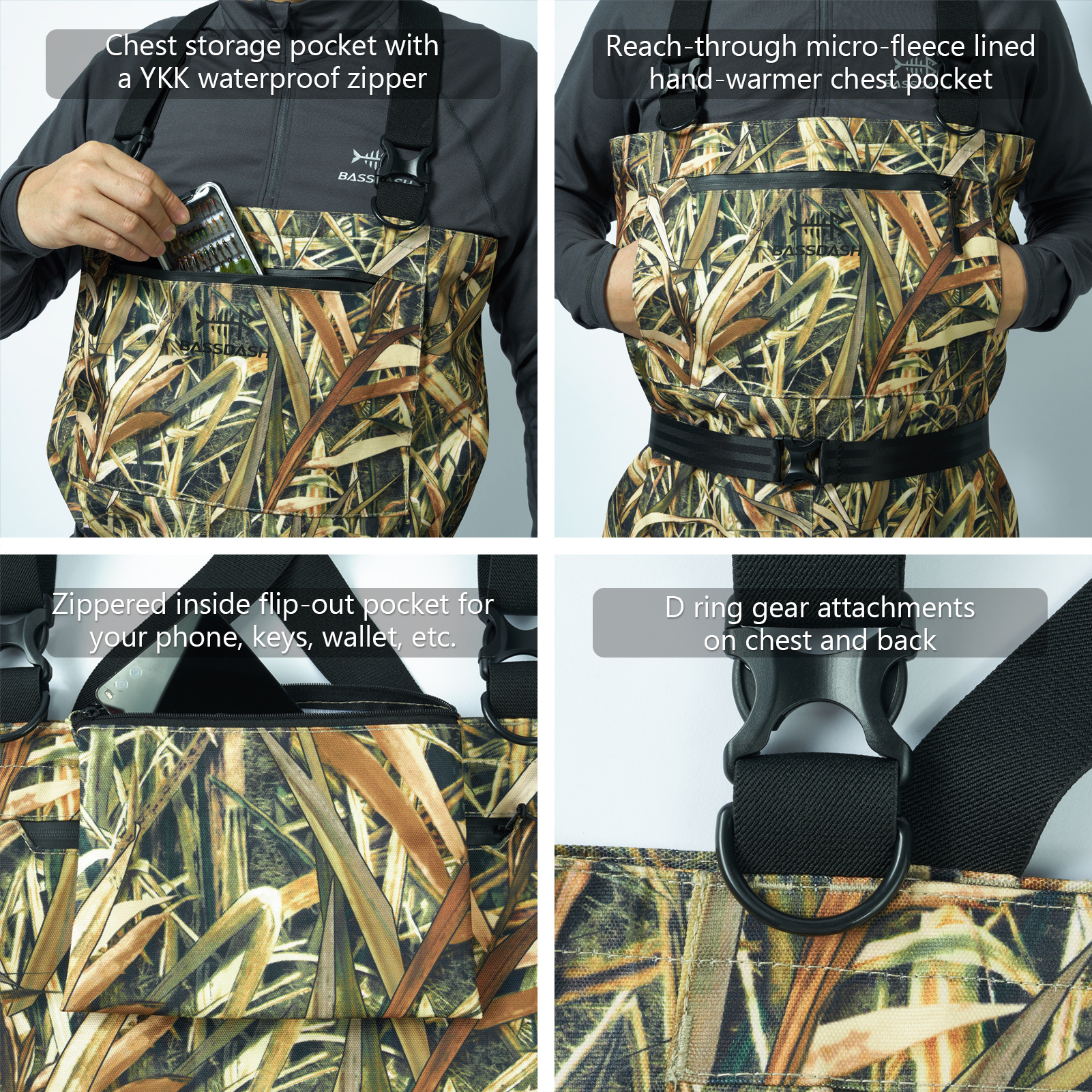 BASSDASH erkekler kadın çizme  - Fishing Waders incelemesi ve fiyatı