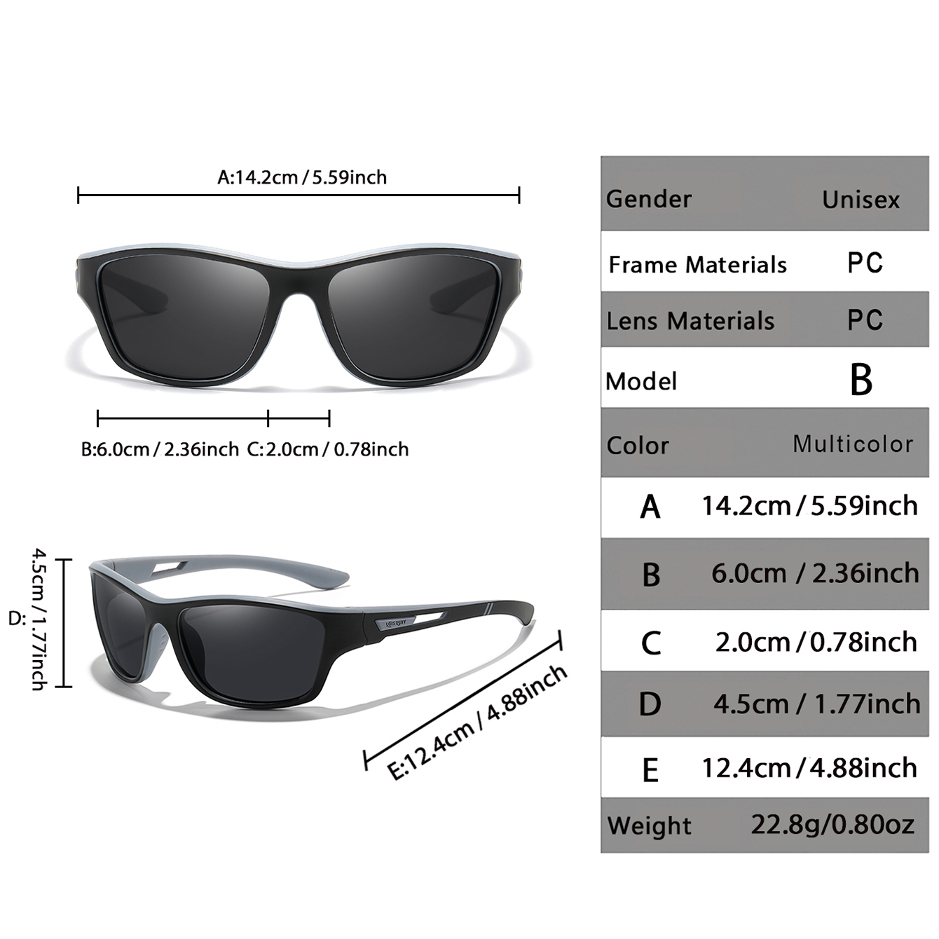 LOISRUBY Polarize Lensler Bisi - Fishing Sunglasses Polarized incelemesi ve fiyatı