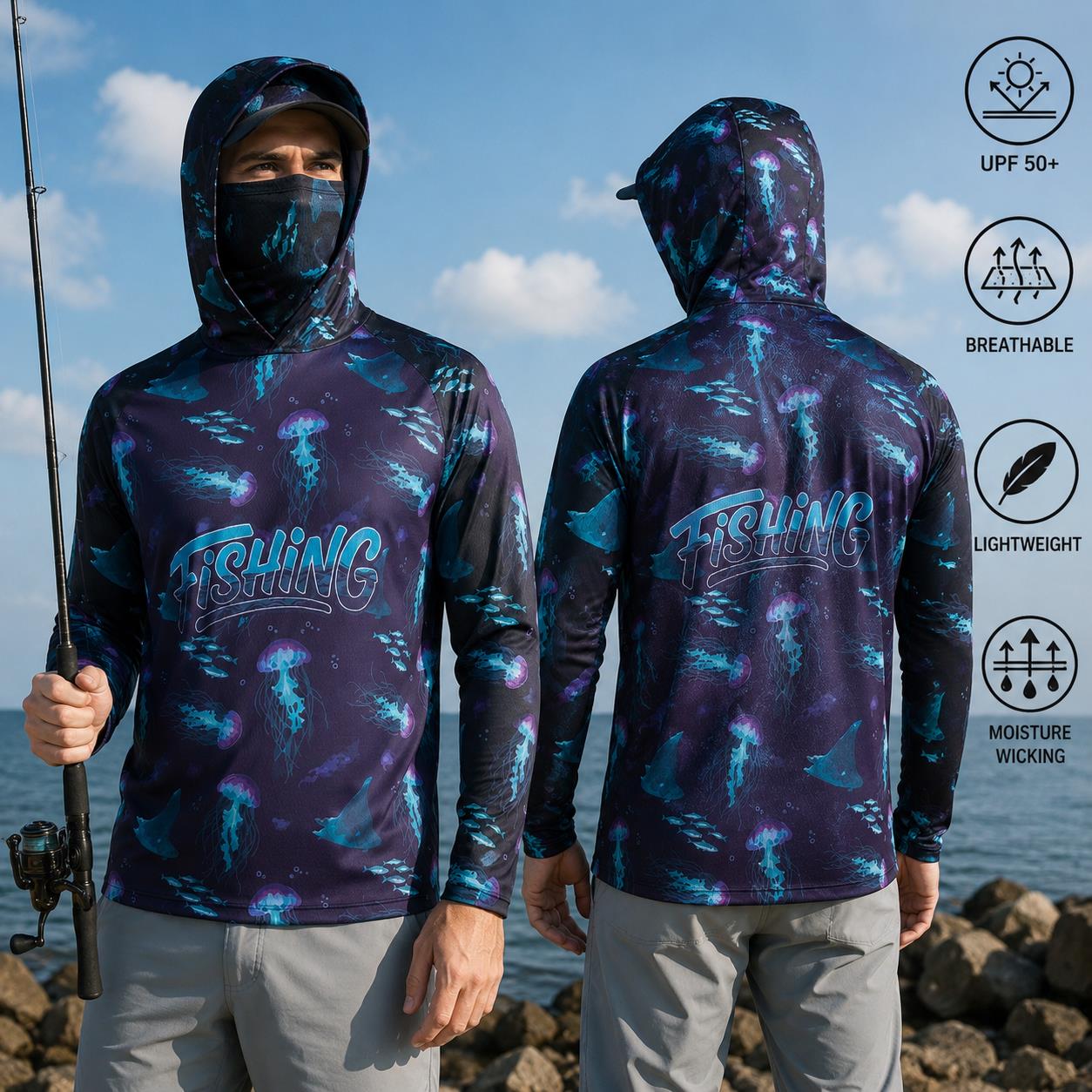 Balıkçılık Gömleği Kapüşonlu E - Fishing Mask Sun Protection incelemesi ve fiyatı