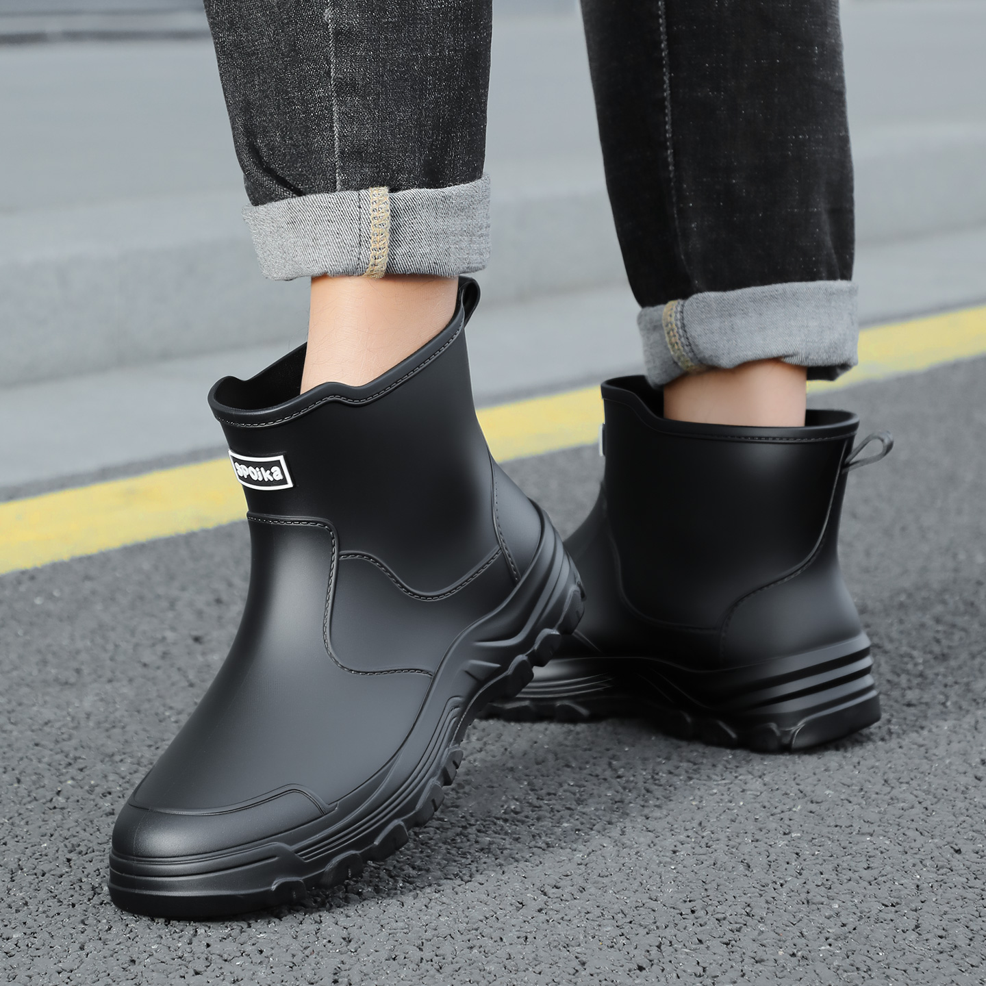 Modaya uygun yeni stil erkek o - Fishing Boots incelemesi ve fiyatı