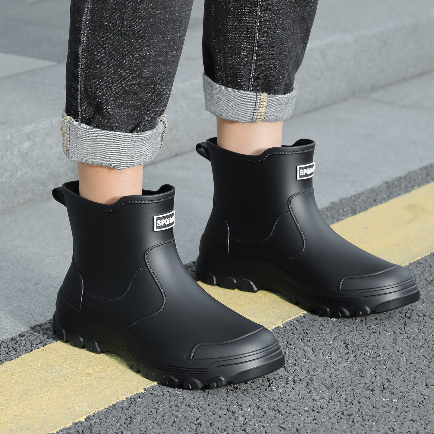 Modaya uygun yeni stil erkek o - Fishing Boots incelemesi ve fiyatı