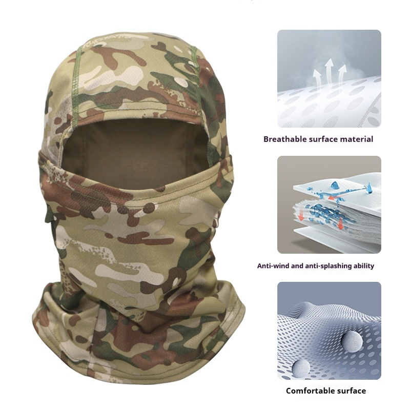 Kamuflaj Nefes Alabilen Güneş  - Fishing Mask Sun Protection incelemesi ve fiyatı
